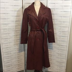 Vintage wilsons leather trench